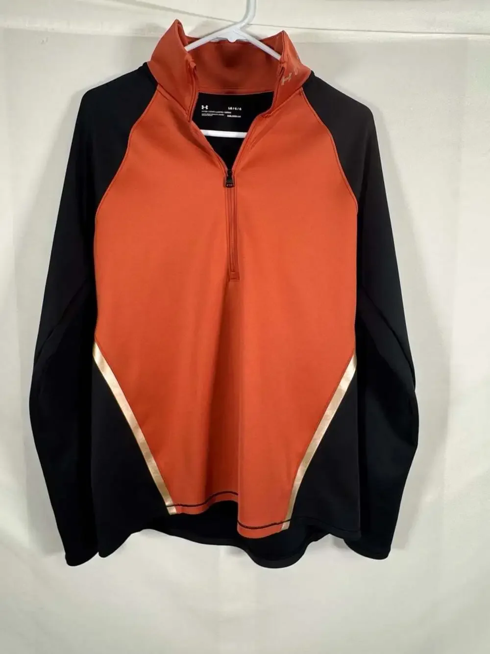 Under Armour Women's ColdGear Colorblock 1/2 Zip Pullover Size Large - Picture 2 of 16